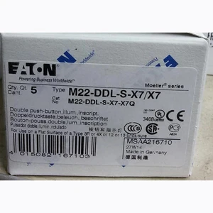 1PCS New for Eaton Moeller M22-DDL-S-X7/X7 M22-DDL-S-X7-X7Q Pushbutton Switch - Picture 1 of 5