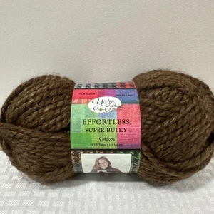 Yarn Bee Effortless Super Bulky 6 Cordoba #107 Acrylic & Alpaca Blend 111 Yds - Picture 1 of 7