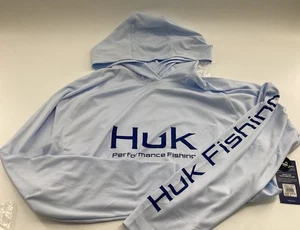 Herren HUK Pursuit belüfteter Langarm Hoodie Farbe: Babyblau GR: SM - Bild 1 von 3