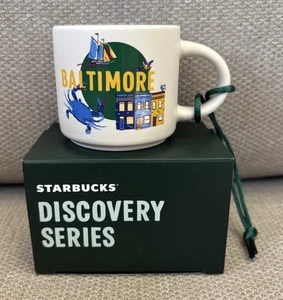 Starbucks Baltimore Discovery Series - Tazza tazza ornamento espresso (2 once) nuova con scatola - Foto 1 di 4