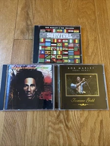 BOB MARLEY & THE WAILERS 3 CD Lot “Survival, Natty Dread, Soul Rebel” - Picture 1 of 10