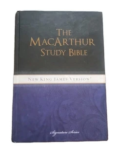 The Macarthur Study Bible NKJV Hardcover Holy Bible New King James Version  - Picture 1 of 12