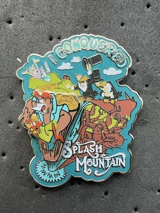 Disney Parks Splash Mountain Brer Hase Fuchs & Bär "I Conquered" blau Slide Pin - Bild 1 von 3