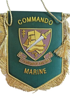 FANION (CANNETILLE) COMMANDO LES COMMANDOS MARINE - Picture 1 of 1