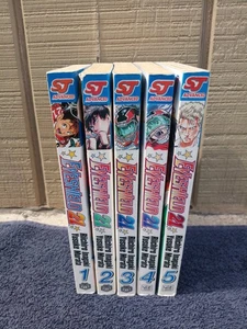 Posten 5 Eyeshield 21 Manga Bände 1 2 3 4 5 schöner Zustand Riichiro Inagaki erster Versand - Bild 1 von 5