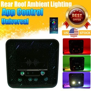 Car Interior Roof Ambient LED RGB Atmosphere Light APP Music Control Universal - Picture 1 of 17