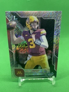 2025 Bowman U Chrome Drake Lindsey #96 1st Bowman Shimmer Refractor (RC,SP) - Bild 1 von 3