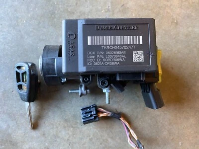 06 07 2007 Dodge Magnum Charger 300 interruptor de encendido e inmovilizador de llave 05026180ae Foto 1 de 4