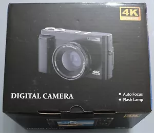 Digital Camera 4K DC101 48MP Resolution, 16x Zoom Auto Focus - Black - Picture 1 of 6
