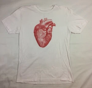 Herren T-Shirt 4th & Rose weiß Herz Größe M - Bild 1 von 4