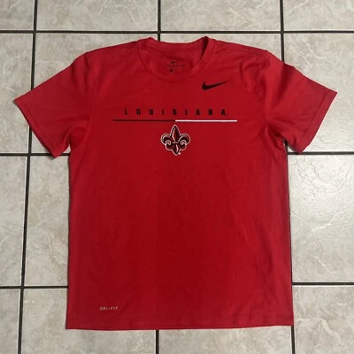 Louisiana Ragin Cajuns Nike Dri-Fit Shirt Men’s Medium - Image 1 of 4