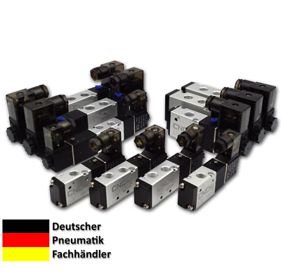 Pneumatik Wegeventil 1/8" 1/4" 3/8" - 3/2 Wege - 5/2 Wege - 5/3 Wege ProLine