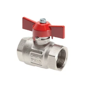 Válvula de bola de latón, Eco-Line, R/ Rp 1" (AG/IG), PN 25 - Imagen 1 de 1