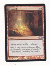 MTG: M2014: Foil: Demolish