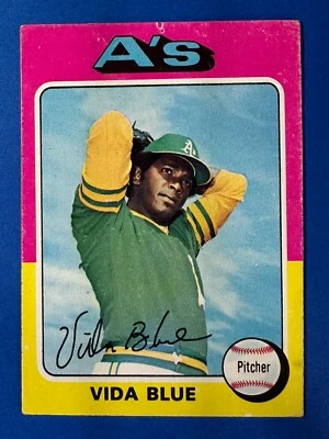 1975 Topps #510 VIDA BLUE * EX-Signs of wear B20257235 - Image 1 of 4