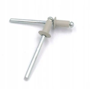 Blindnieten 4,8x10 Flachkopf Alu/Stahl Popnieten Achatgrau RAL 7038 - Bild 1 von 1