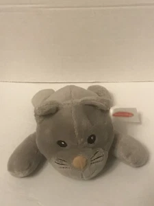 9” Largo Melissa and Doug Floppy Gris Gatito Gatito Peluche Gris Blanco Vientre - Imagen 1 de 9