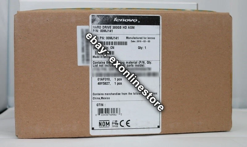 00MJ141 - 300GB 15,000 rpm 6 Gb SAS 2.5 Inch HDD - Image 1 of 1