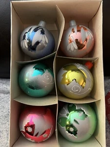 Zavidovo russische Ornamente Weihnachtsbaumschmuck FRÜHLING Set 6 Vintage Neu aus altem Lagerbestand - Bild 1 von 9