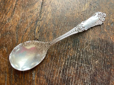 Antigua cuchara para servir azúcar REED & BARTON LA MARQUISE 1893 ¡MUY ORNAMENTADA! Foto 1 de 4