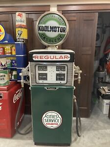 Cities Service Koolmotor Wayne 500 gas pump original- restored 