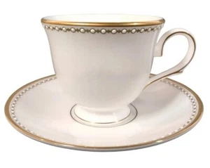 Lenox PEARL GOLD Cup and Saucer Classics Collection - Picture 1 of 10