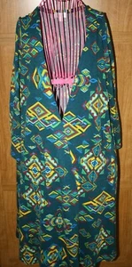 LuLaRoe Sarah Women's Western Aztec Multi-Color Long Duster Cardigan Sz S NWT - Picture 1 of 5