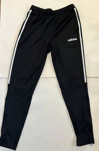 Adidas pants ( Men / teen small) black 3 stripes - PLS READ DESC - Picture 1 of 15