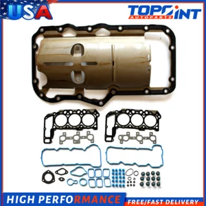 Fits 2005-2011 Dodge Nitro Ram 1500 Jeep Liberty Head Gasket Set&Oil Pan Gasket - Picture 1 of 13