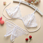 Women Sexy Lingerie Lace Bra Set Ruffle Transparent Underwear  Ft TsLIANR AF
