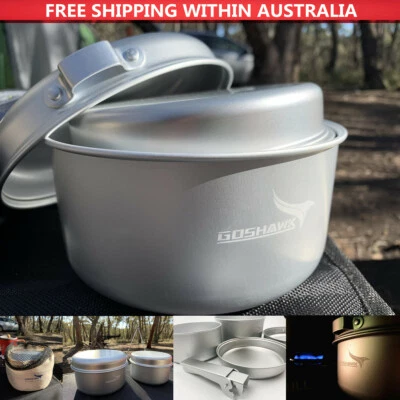 Camp Aluminum Ultralight Camping Cookware For Outdoor Hiking Backpacking - Image 1 of 4