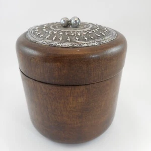 Set of 3 jewelry boxes or trinket boxes with silver tone décor - Picture 1 of 8