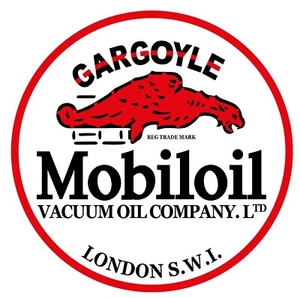 Mobiloil Gargoyle Londres Red Adhesivo Ø 3 Para 120CM - Gulf Oil Mobil Elf Sheel - Bild 1 von 1
