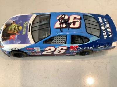 JIMMY SPENCER AUTOGRAPHED 2002 FORD TAURUS K-MART / SHREK DIECAST & CARD - Image 1 of 4
