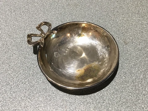 Sterling Silver  .900 TASTEVIN Bowl Mid Century Wine Taster  2.5"  23gr Cover