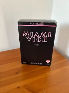 Miami Vice Complete Seasons 1 & 2 (DVD) Boxset Collection 80s Series - Picture 1 of 6