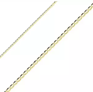 Collana Catena Mariner Oro Giallo Solido 14K 1,5 mm 16-24" - Maglia di Ancoraggio Donna Uomo - Foto 1 di 12