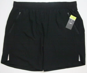 New Balance Collection Black Shorts XL Poly Spandex 38" Waist 7" Inseam MM26 - Picture 1 of 5