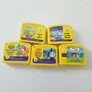 Lot of 5 Leap Frog My First Leap Pad Preschool Game Cartridges Thomas the train  - Picture 1 of 2