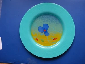 Großer bunter Glasteller von "Dibbern" (33cm Durchmesser) zu verkaufen - Bild 1 von 5
