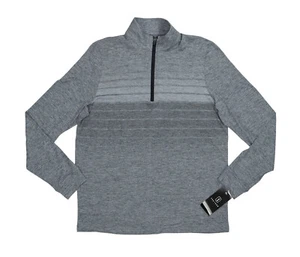 PGA Tour Water Repellent 1/4 Zip Men's Golf Pullover S NWT Lava Heather - Picture 1 of 2