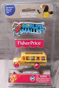 Kleinster Fisher Price Little People Schulbus der Welt brandneu fabrikversiegelt - Bild 1 von 3