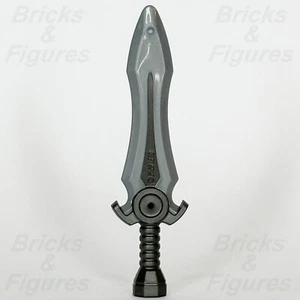 LEGO® Minifigure Sword Weapon Part Flat Silver Blade Grey Hilt Broadsword 21348 - Picture 1 of 3