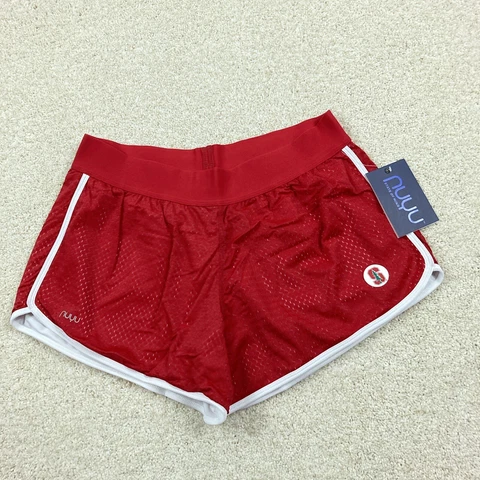 Stanford Cardinal NUYU Womens Medium Mesh Running Shorts Red New Cover