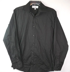 Beverly Hills Polo Club schwarzes Hemd Herren Größe M 15 1/2 32/33 gebraucht - Bild 1 von 12