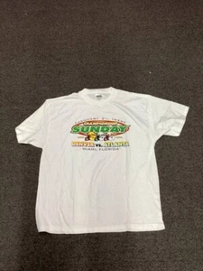 Vintage Super Bowl XXXIII T-Shirt X-Large weiß Denver vs Atlanta - Bild 1 von 6