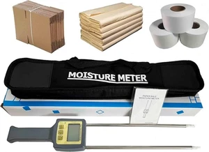 Probador de humedad de papel Medidor de humedad de papel Paca de papel Medidor de humedad 0-95% - Imagen 1 de 13