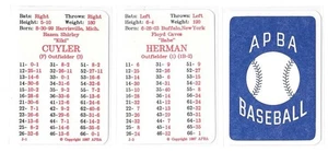 1936 APBA Season - CINCINNATI REDS Team Set (Issued I987) - Picture 1 of 1