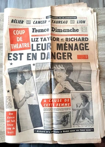 france dimanche 1147 ROMY SCHNEIDER ALAIN DELON SHEILA P.PERRET Brigitte Bardot - Picture 1 of 6