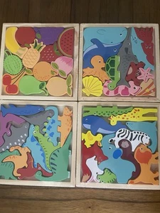 Small Wooden Puzzles for Children - Picture 1 of 5